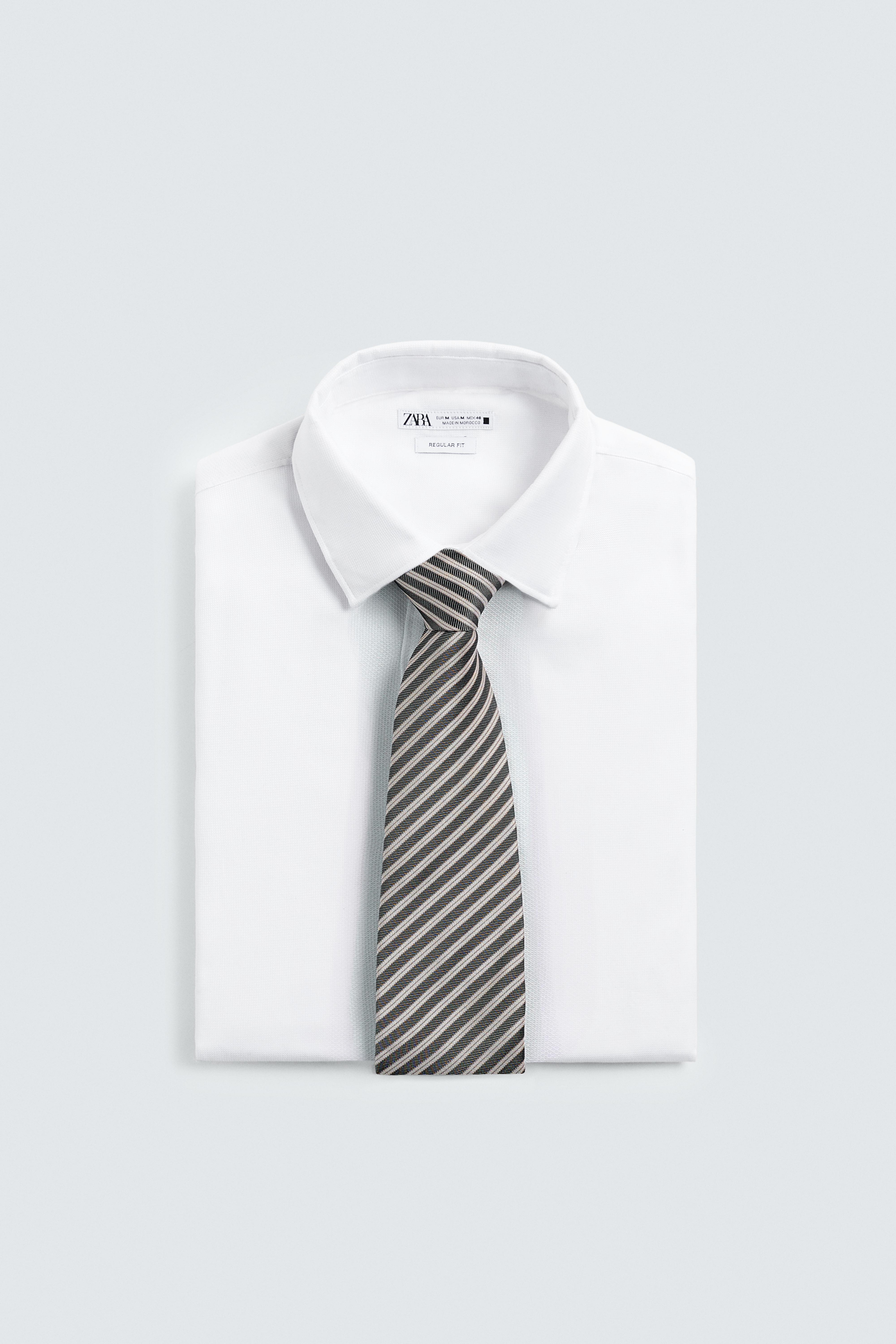 100% SILK STRIPED TIE
